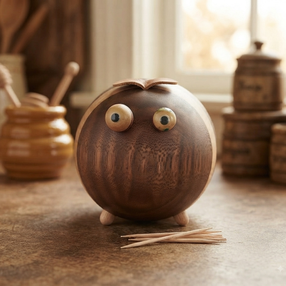 Wooden - Bee Toothpick Holder trendy home