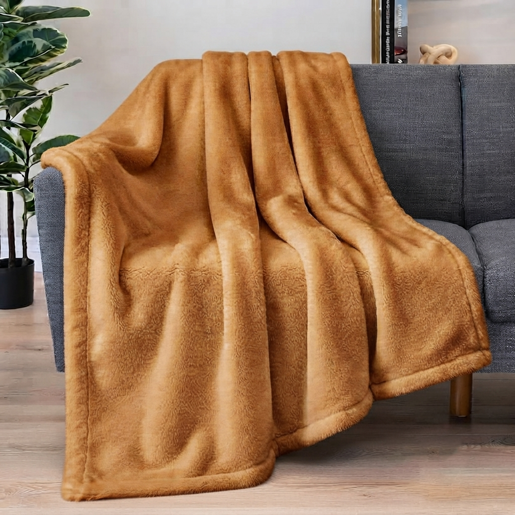 Cat Fur - Cinnamon Sofa Throws