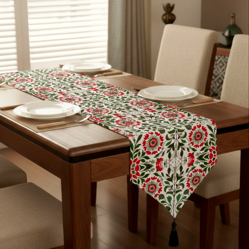 Printed - Imperial Petal Table Runner Trendy Home