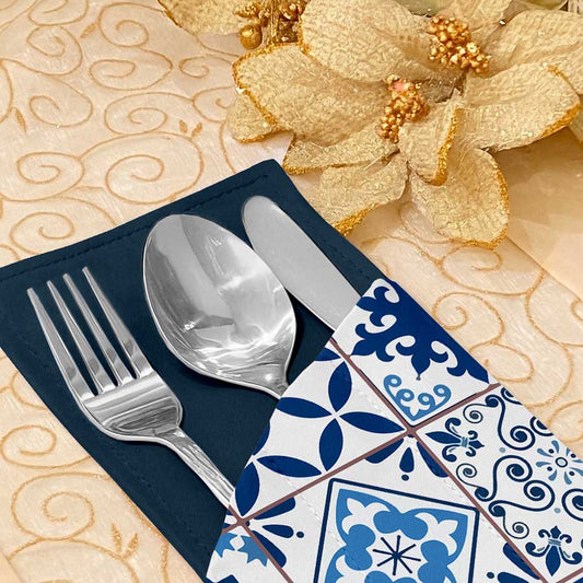 Printed - London Castle Cutlery Pouch Trendy Home