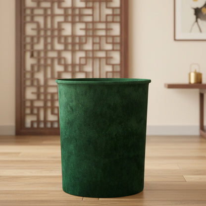 Malai Velvet - Emerald Dustbin Trendy Home