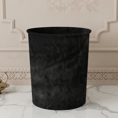 Malai Velvet - Black Dustbin Trendy Home