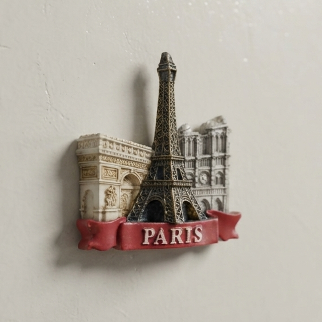 Resin - Paris Fridge Magnet