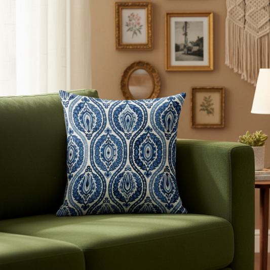 Printed - Moroccan Motif Cushion Cover Trendy Home