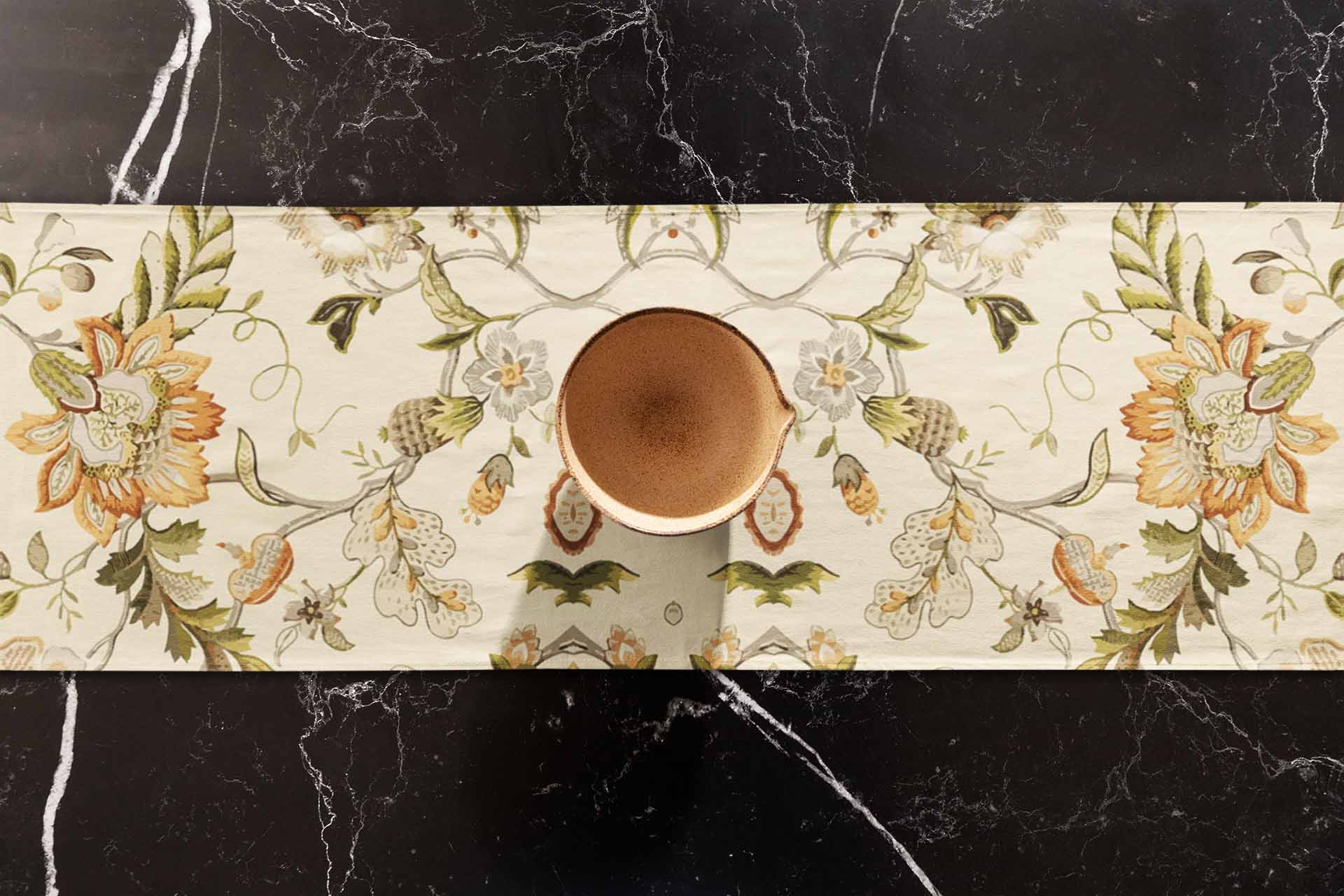 Printed - Beige Fort Table Runner Trendy Home