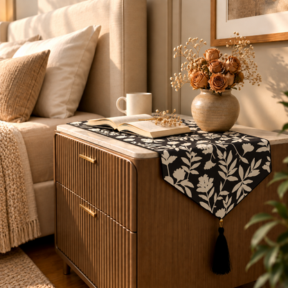 Printed - Luna Meadows Bed Side Table Accent Trendy Home