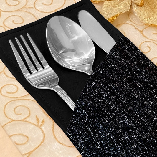 Shanghai - Siyah Cutlery Pouch Trendy Home