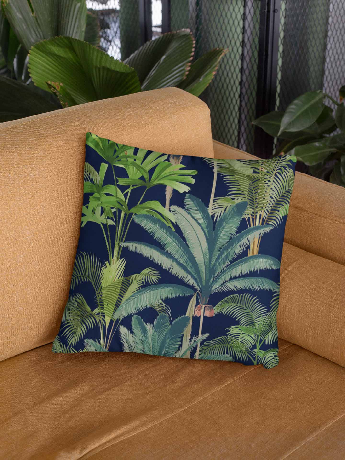 Printed - Night Pine Cushion Cover Trendy Home