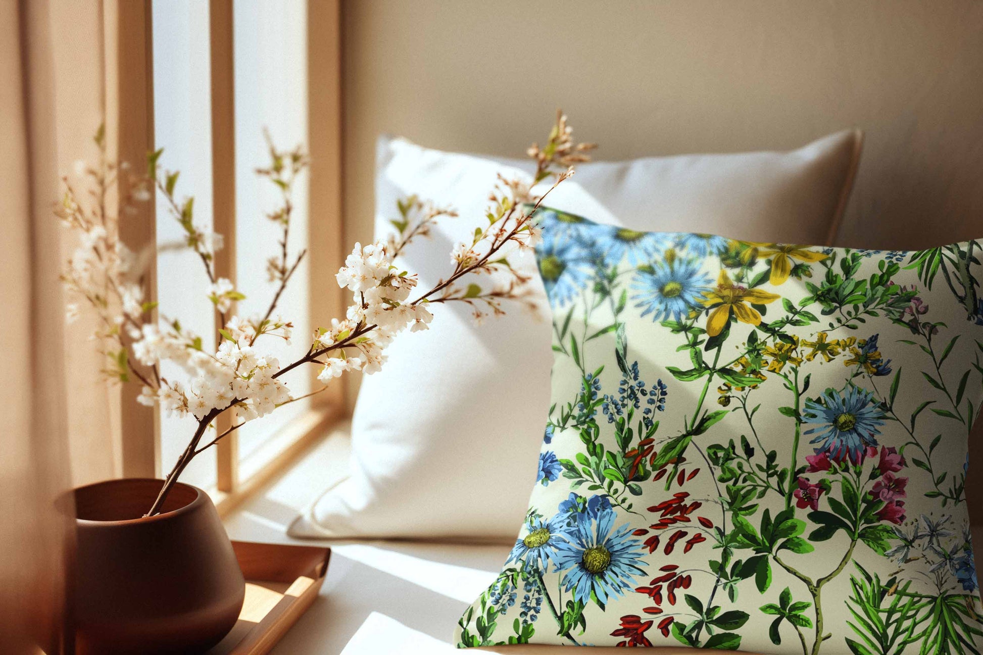 Printed - Floral Clash Cushion Cover Trendy Home 11.11 Sale