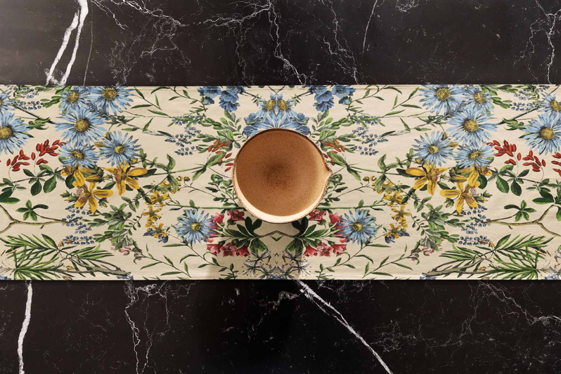 Printed - Floral Clash Table Runner Trendy Home