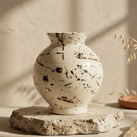 Belly Jar - Ivory Studio Vase