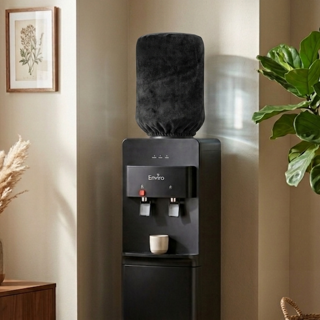 Malai Velvet - Black Bottle Dispenser Cover