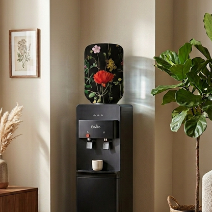 Printed - Black Rosey Bottle Dispenser Cover