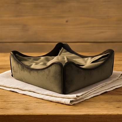 Malai Velvet - Olive Brown Breadbasket Trendy Home