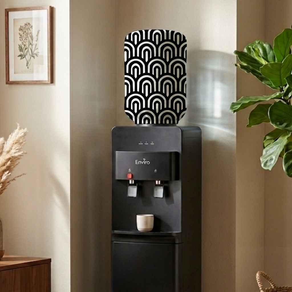 Printed - Monochrome Arch Bottle Dispenser Cover Trendy Home