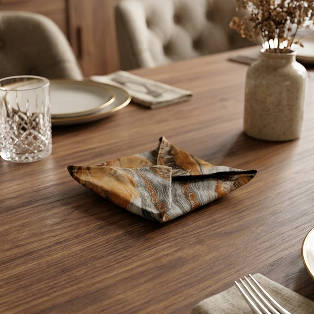 Printed - Earth Jasper Roti Kapra Trendy Home
