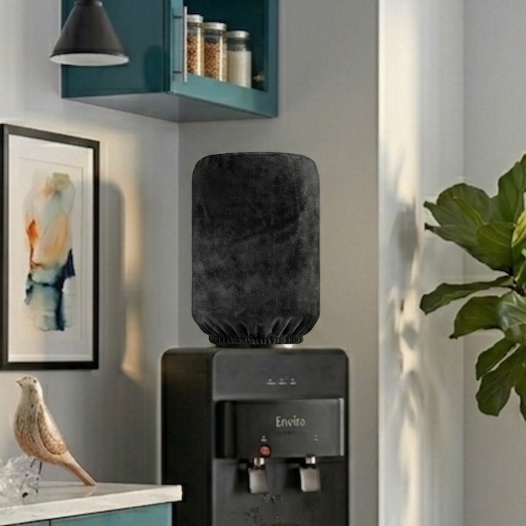 Malai Velvet - Black Bottle Dispenser Cover