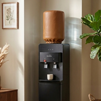Leather - Peanut Brown Bottle Dispenser Cover Trendy Home
