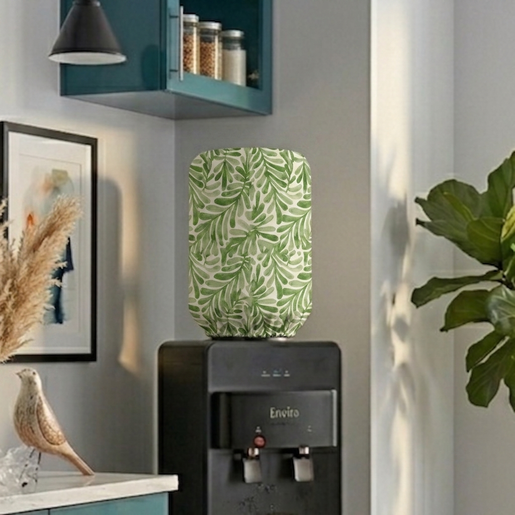 Printed - Sage Leaf Bottle Dispenser Cover Trendy Home