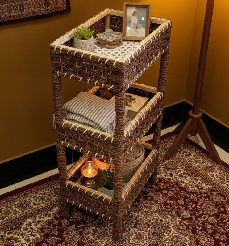 Handmade - Jute Tiered Shelving Trendy Home