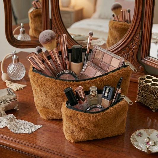 Cat Fur - Cinnamon Cosmetic Pouch