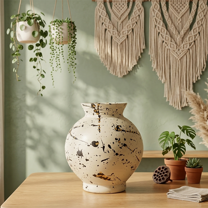 Belly Jar - Ivory Studio Vase