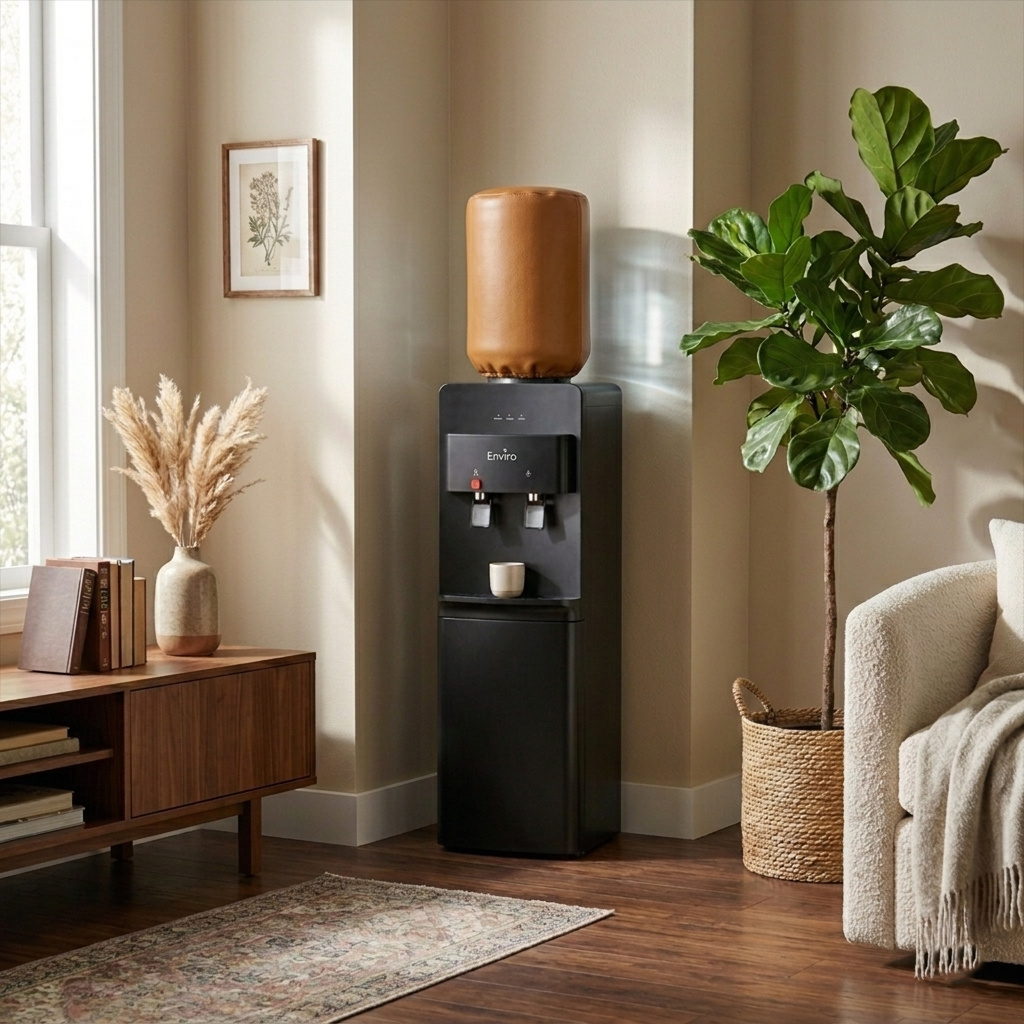 Leather - Peanut Brown Bottle Dispenser Cover Trendy Home