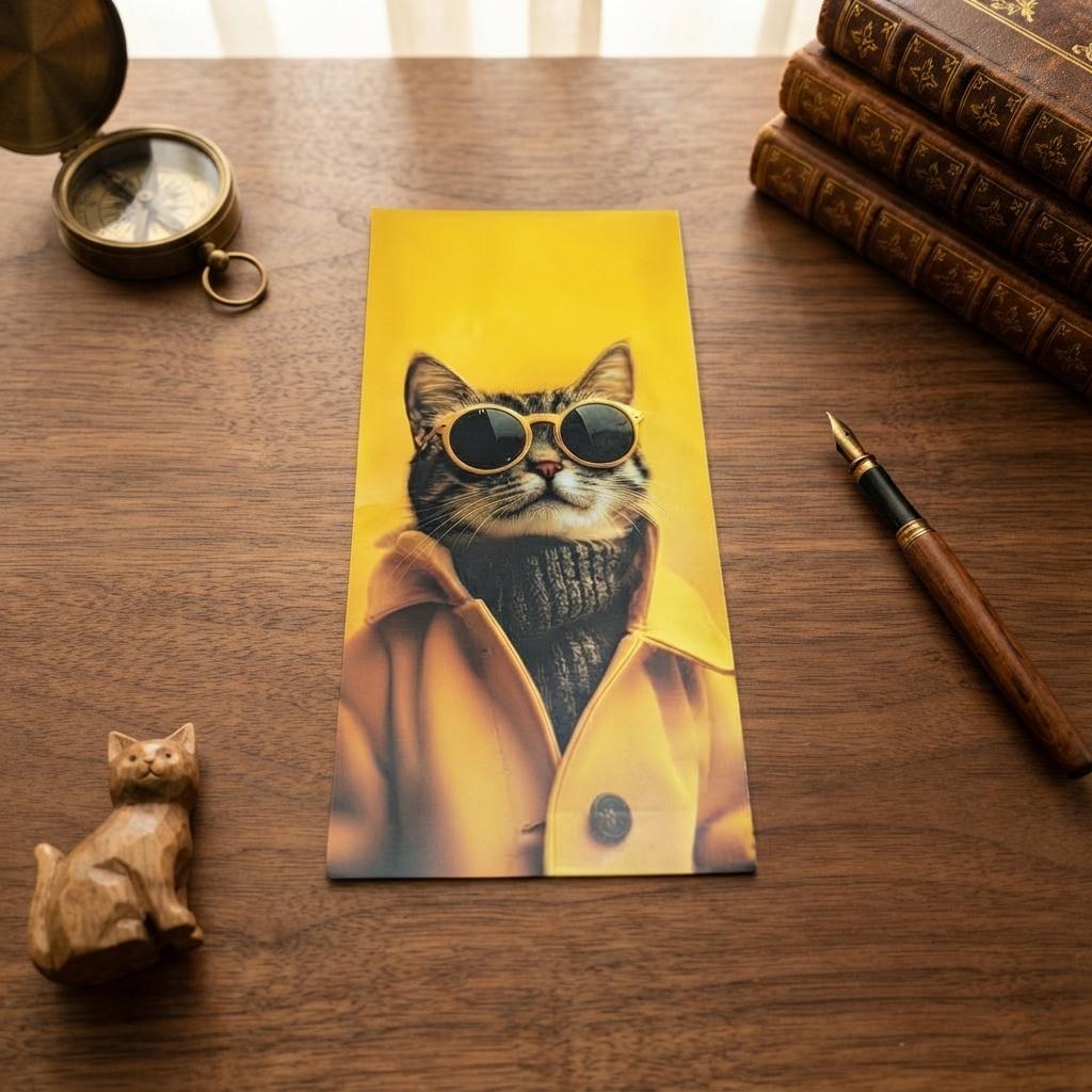 Mr. Whiskers in Yellow Envelope