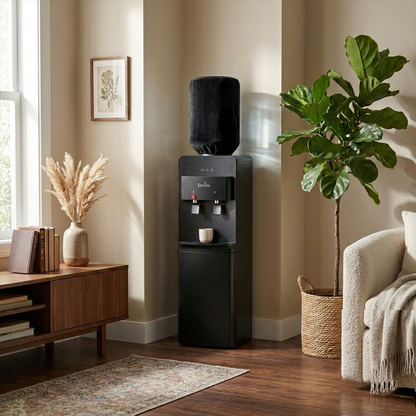 Malai Velvet - Black Bottle Dispenser Cover