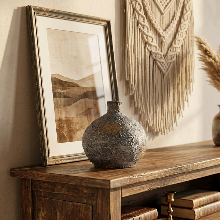 Moon Jar - Graphite Studio Vase