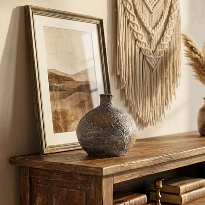 Moon Jar - Graphite Studio Vase