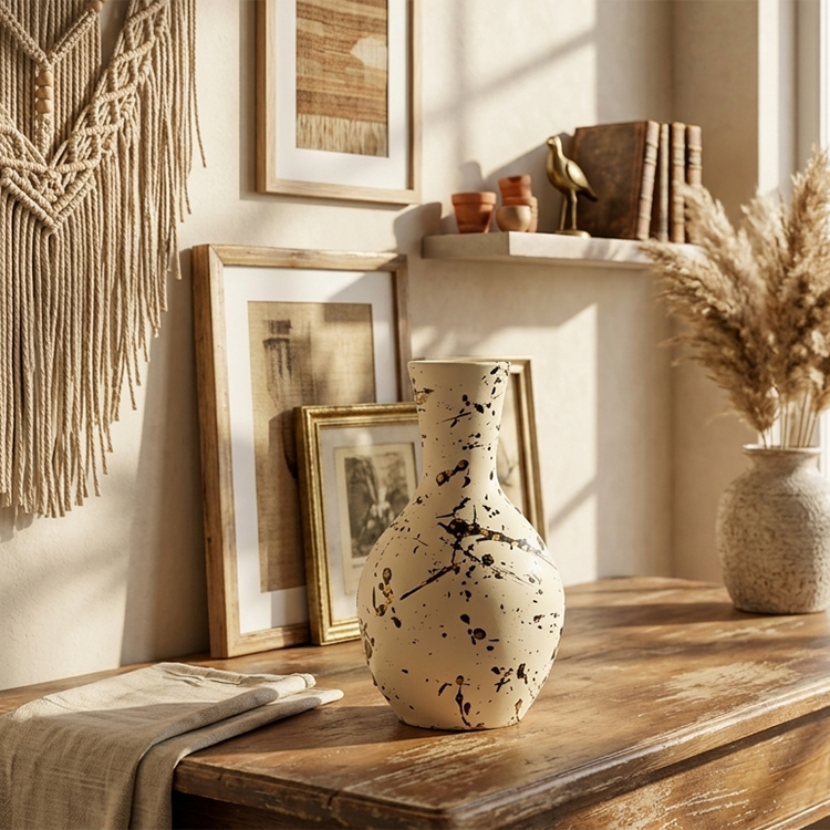 Manor Flask - Ivory Studio Vase