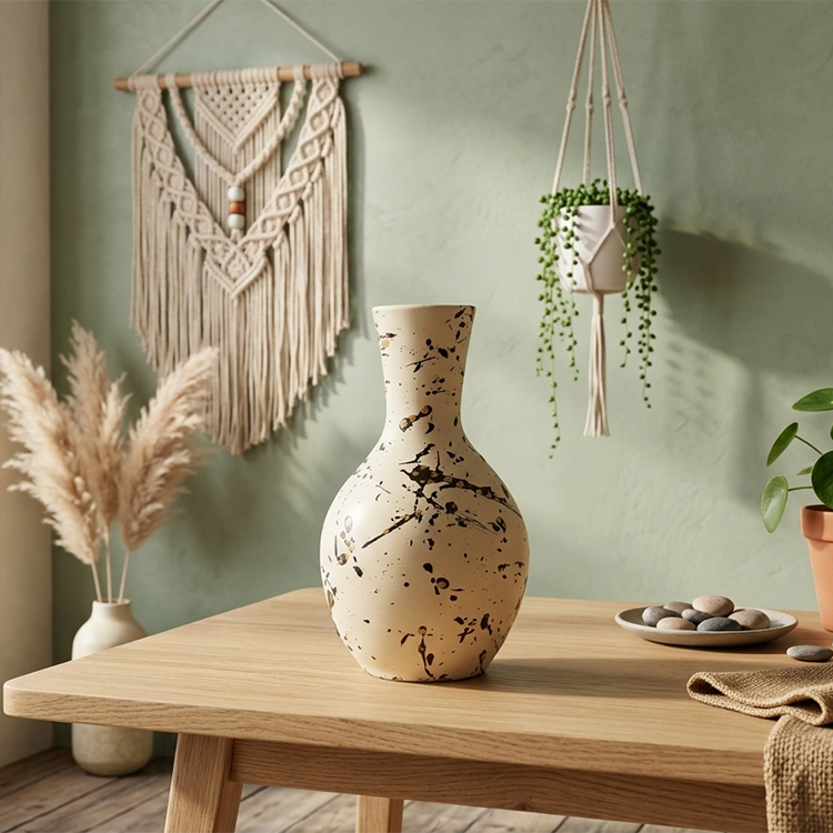 Manor Flask - Ivory Studio Vase