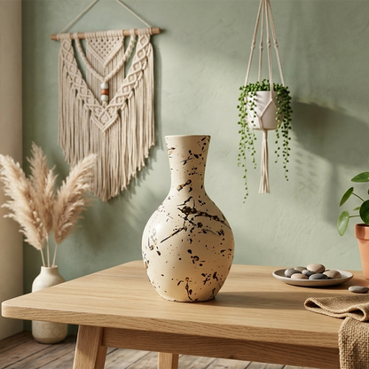 Manor Flask - Ivory Studio Vase