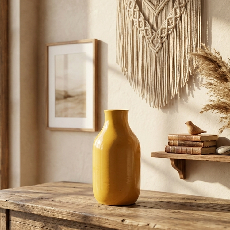 Archive Capsule- Turmeric Vase Trendy Home
