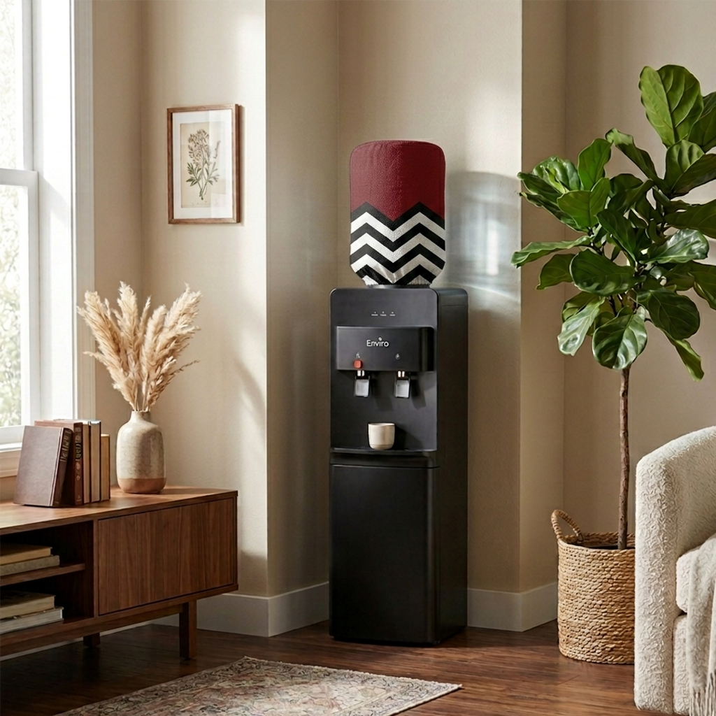 Printed - Lisbon Red Bottle Dispenser Cover