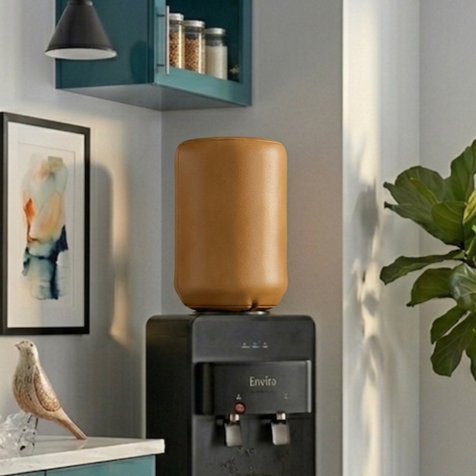 Leather - Peanut Brown Bottle Dispenser Cover
