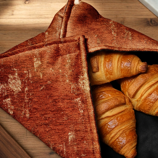 Shanghai Velvet - Rust Roti Kapra Trendy Home