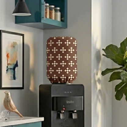Printed - Espresso Foulard Bottle Dispenser Cover Trendy Home