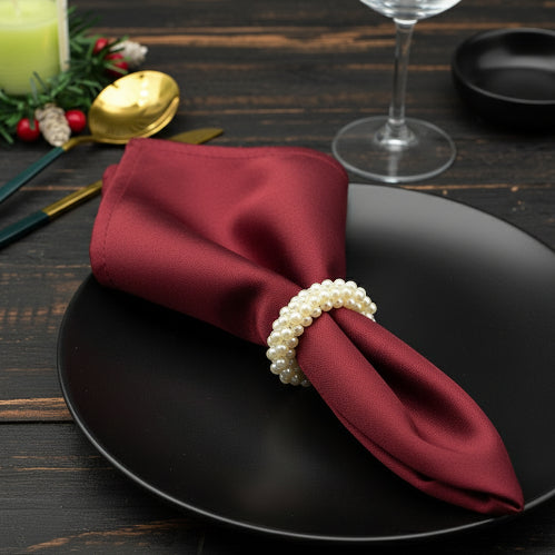 Beaded Pearl Napkin Holder Trendy Home