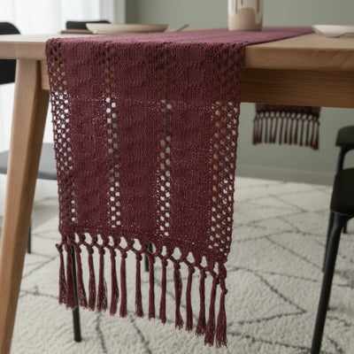 Crochet - Pome & Plum Table Runner Trendy Home