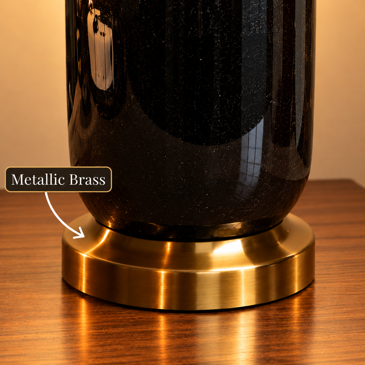 Carbon Barrel Table Lamp Trendy Home