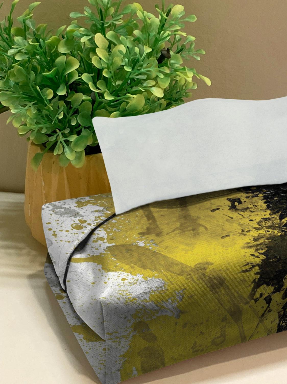Printed - Sparkling Gold Tissue box Trendy Home