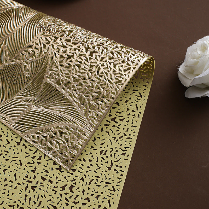 Pvc - Gold Scenery Table Mat Trendy Home