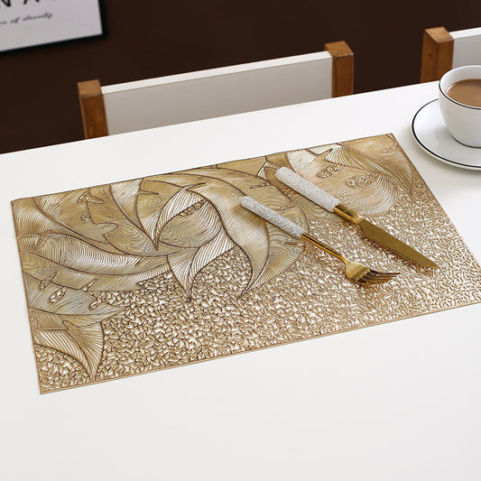 Pvc - Gold Scenery Table Mat Trendy Home