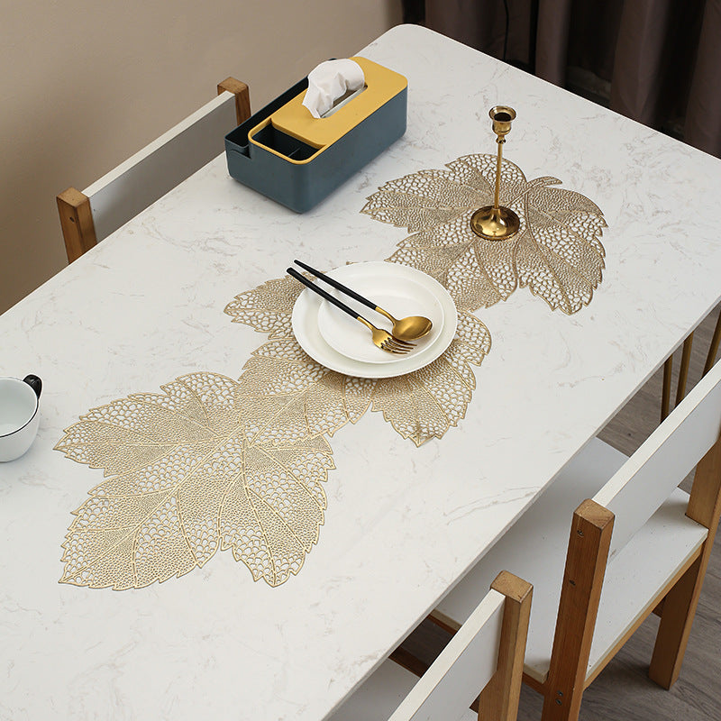 Pvc - Maple Leaf Table Runner Trendy Home