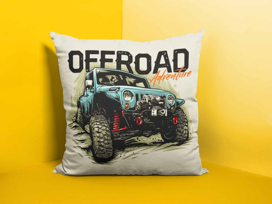 Off Road Adventure Cushion Cover Trendy Home