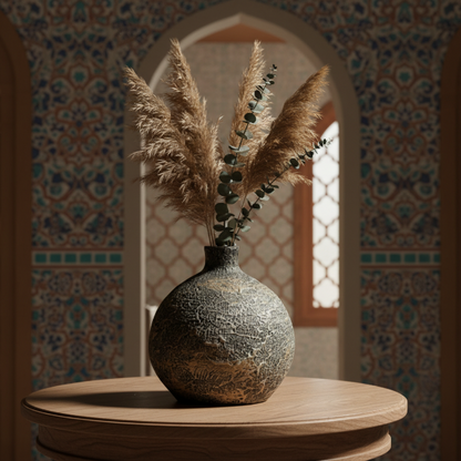 Moon Jar - Graphite Studio Vase Trendy Home