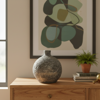 Moon Jar - Graphite Studio Vase Trendy Home