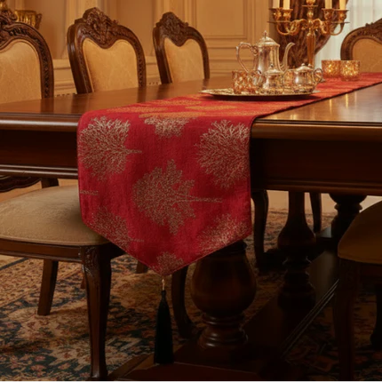 Shanghai - Ruby Table Runner Trendy Home